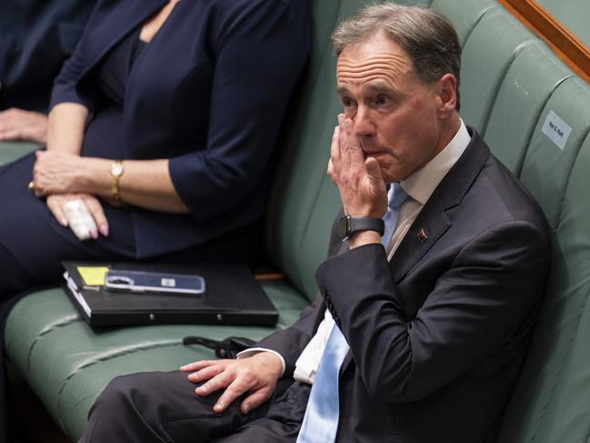 Greg Hunt will be leaving parliament at the next election. Picture: NCA NewsWire/Martin Ollman