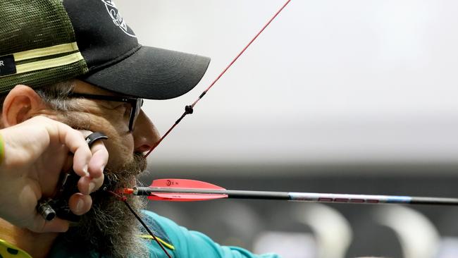 Team Australia's Corporal Sean Barry competed in the archery event at the Warrior Games 2024, held in Orlando, Florida, USA. Picture: Supplied