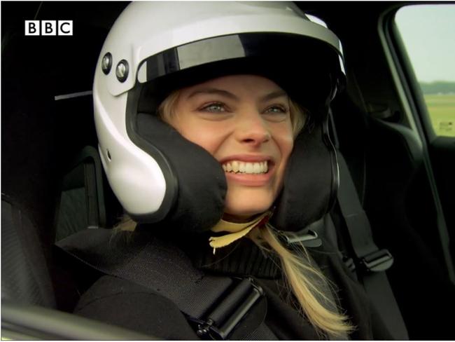 Margot Robbie Shrieked With Delight After Being Told Her Lap Time On