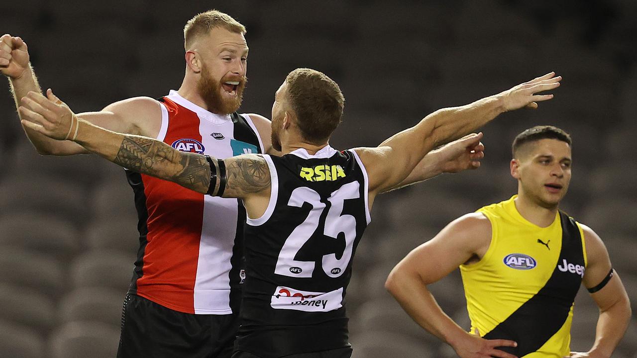 St Kilda were too good for the Tigers at Marvel Stadium (Pic: Michael Klein).