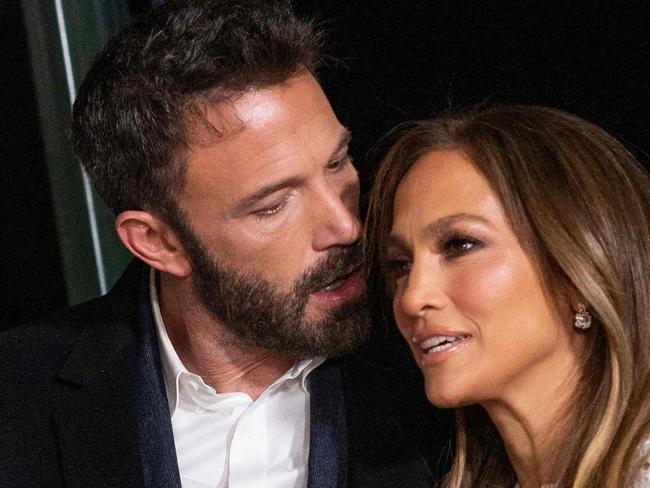 (FILES) US actress Jennifer Lopez and actor Ben Affleck arrive for a special screening of "Marry Me" at the Directors Guild of America (DGA) in Los Angeles, February 8, 2022. Jennifer Lopez has filed for divorce from Ben Affleck, US media reported on August 20, two years after the Hollywood power couple officially gave love a second chance by tying the knot. The pair, who were nicknamed "Bennifer" when they first dated in the frenzied tabloid celebrity days of the early 2000s, had rekindled their relationship almost two decades later. But Lopez on August 20 filed divorce papers at a Los Angeles court, Hollywood trade outlet Variety and celebrity gossip website TMZ said. A representative for Lopez declined to comment. Affleck's publicist did not immediately respond to AFP request for comment. (Photo by VALERIE MACON / AFP)