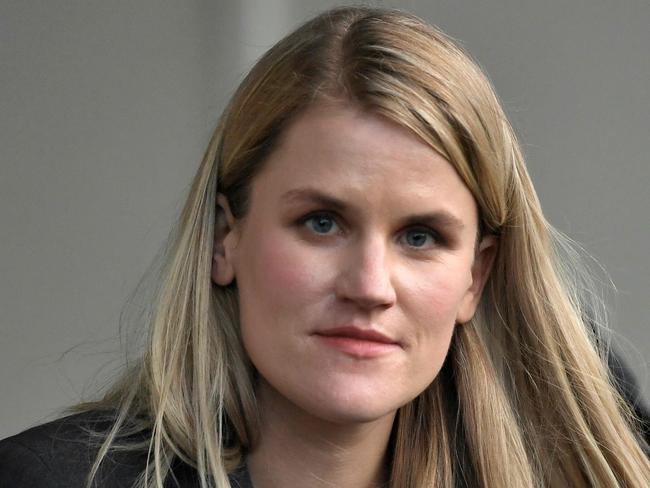 Facebook whistleblower Frances Haugen. Picture: AFP