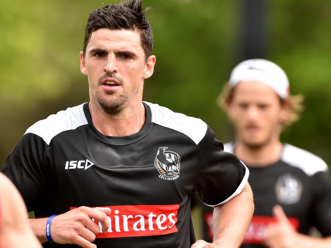 Collingwood Football Club pre season training. Scott Pendlebury.Picture: Jay Town