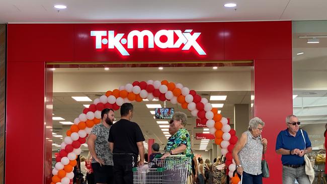 The opening of the TK Maxx store in Logan, Queensland.