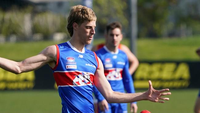 Brayden O'Toole playing for St Paul’s McKinnon. The Bulldogs face in-form Bentleigh this weekend. Picture: Valeriu Campan