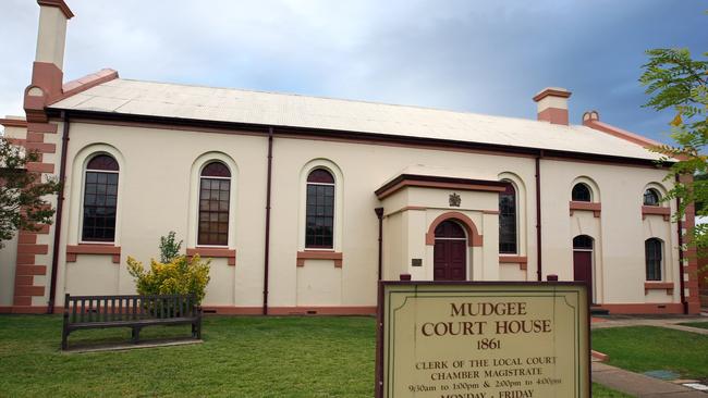 The Mudgee courthouse.