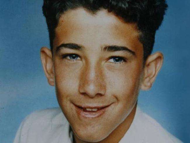 Ricky Balcombe was murdered at Market Square in Geelong, in 1995. Picture: Geelong Advertiser.