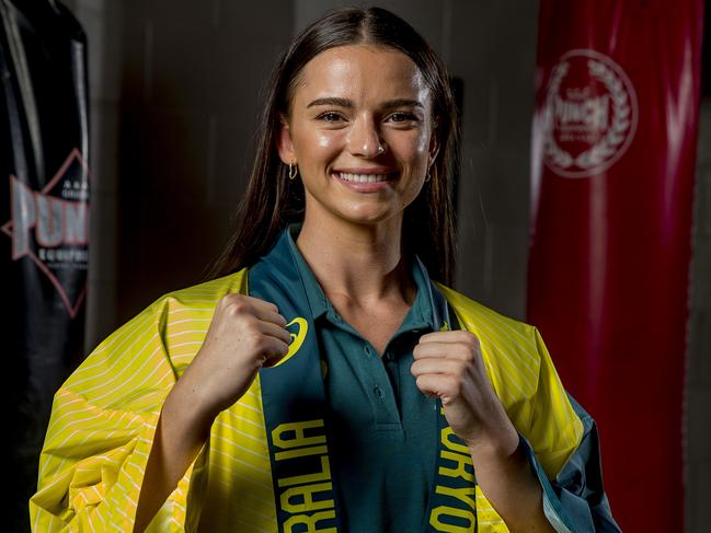 Australian Boxing representative  for the Tokyo  Olympic games, Skye Nicolson.  Picture: Jerad Williams