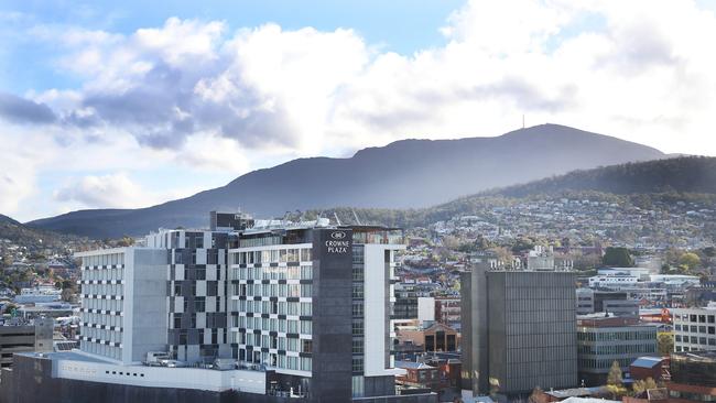 View towards the Crowne Plaza Hobart. Picture: NIKKI DAVIS-JONES