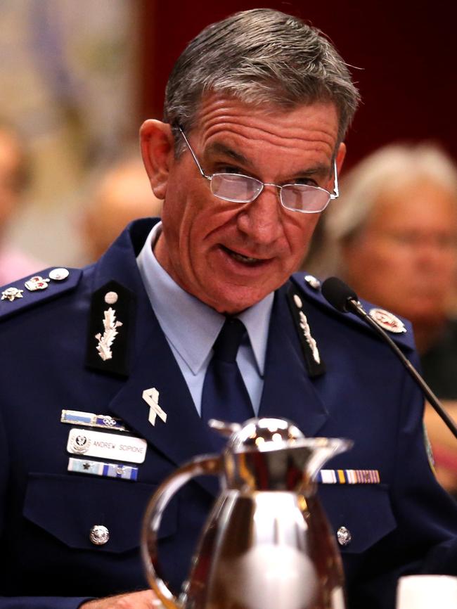 Police Commissioner Andrew Scipione.