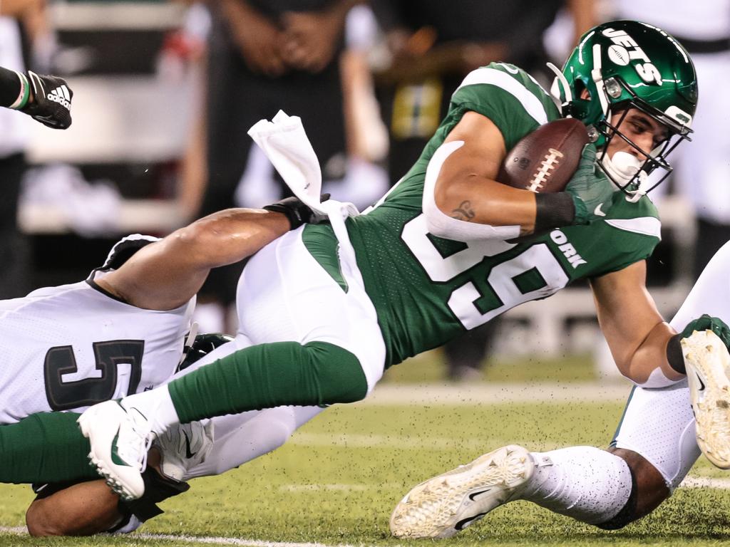 Valentine Holmes NFL, New York Jets vs Atlanta Falcons, results, video