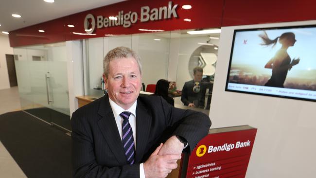 Bendigo and Adelaide Bank chief Mike Hirst. Picture: David Geraghty