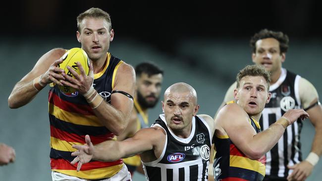 Talia during his playing days with the Adelaide Crows. Picture: Sarah Reed