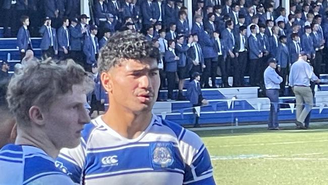 Nudgee College star Rob Toia.