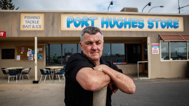 Port Hughes General Store owner Mark Crocker. Picture: Matt Turner