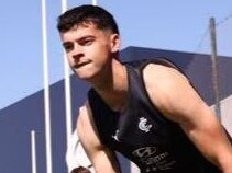 Carlton Irish recruit Matt Duffy, who ruptured his ACL playing Gaelic football last weekend. Picture: Carlton FC