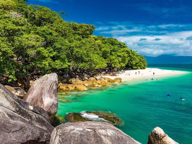 Nudey Beach on Fitzroy Island, off the coast of Cairns.