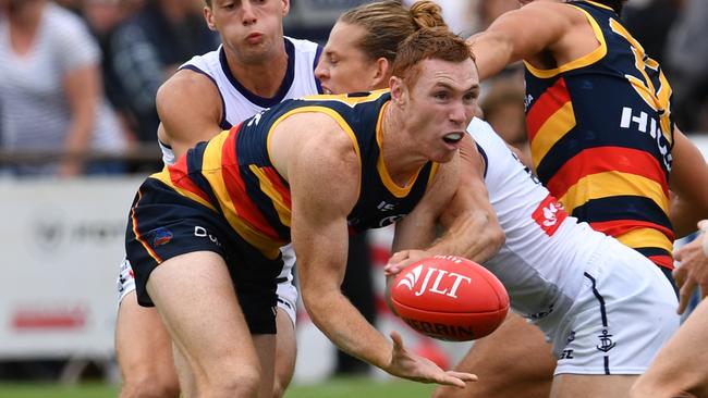 Tom Lynch led from the front against the Dockers. Picture: AAP