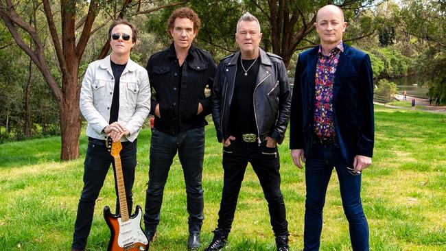 Hoodoo Gurus will open for Chisel hen they play the first gig at Bankwest Stadium. Picture: Robert Hambling