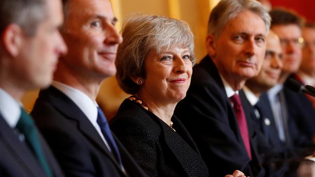 Theresa May and her cabinet have been slammed as clowns over Brexit. Picture Getty Images.