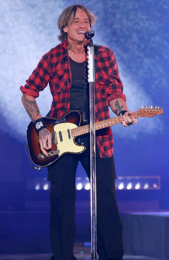 ‘Natural fit’: Keith Urban brings a massive country music audience to the ceremony. File picture: Michael TRAN / AFP)