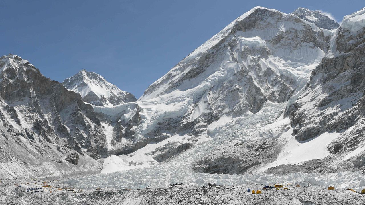 Fellow climbers hailed the record as ‘legendary’. Picture: Prakash Mathema/AFP