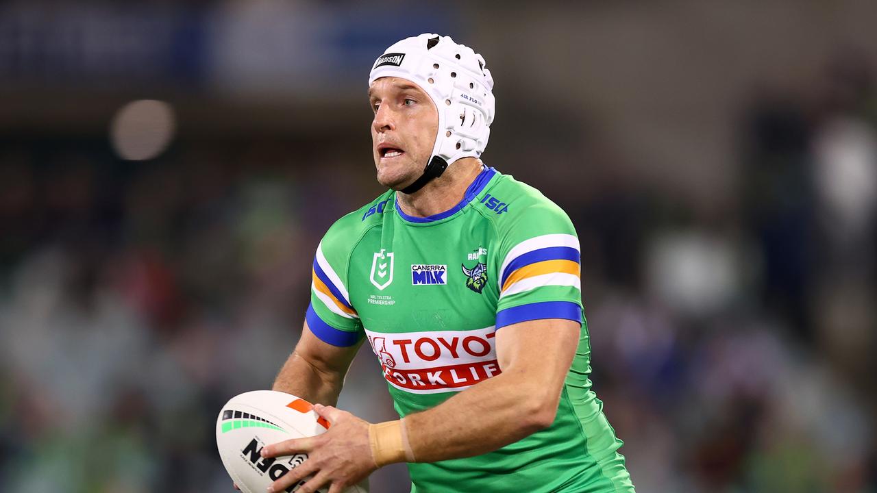 Cooper Cronk has slammed the decision for the Raiders to rest Jarrod Croker in Round 14, so he can play his 300th NRL game in front of home fans. Picture: Getty Images.