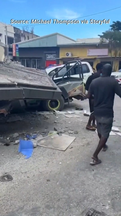 Buildings flattened, many casualties feared after Vanuatu earthquake