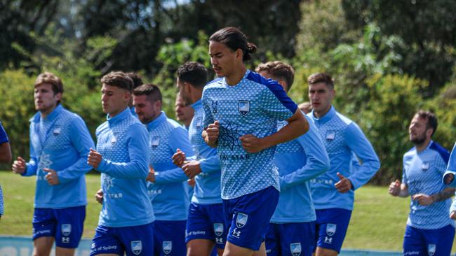 Sydney FC player Aaron Gurd at training. Pic: Supplied