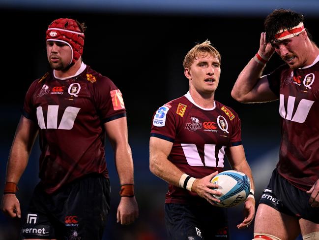 Tate McDermott and the Reds are ready for the Waratahs. Picture: Joe Allison/Getty Images