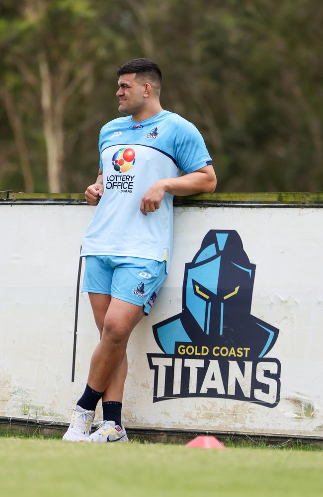 David Fifita has returned to training along with other main club players Picture Gold Coast Titans