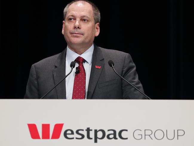 12-12-19 - Westpac AGM at Sydney Convention Centre - Acting CEO Peter King. Picture By Ryan Osland