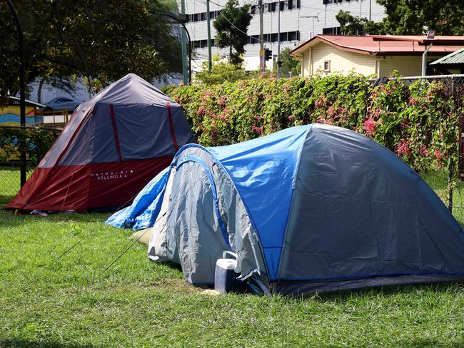 Musgrave Park has turned into the Paniyiri festival and has seen most living in tents moved on for the festival, a few remain in a safe area built for them. West End Friday 17th May 2024 Picture David Clark