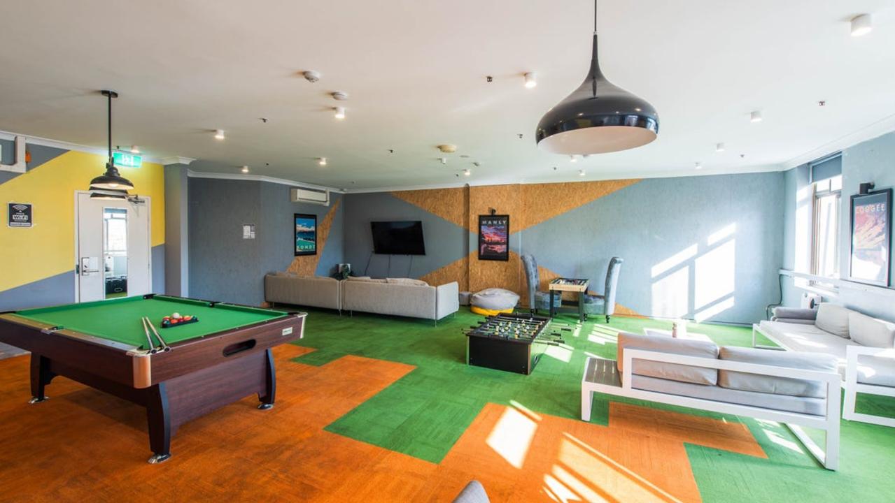 Would-be renters have access to a communal living space, kitchen and bathroom. Picture: Realestate.com.au