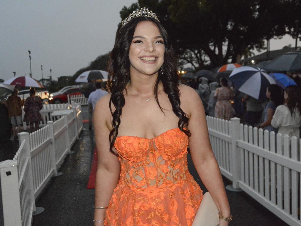 Charlotte Verwey at Wilsonton State High School formal at Clifford Park Racecourse, Wednesday, November 13, 2024. Picture: Tom Gillespie