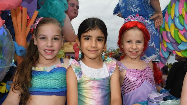 Our Lady of Lourdes Primary School Ingham. Photographs from the Maraka Festival Street Parade around the Ingham central business district on Saturday. In an ‘Under the Sea’-themed celebration of all things Hinchinbrook, school students, community organisations, emergency responders and contestants vying for the prized Queen and Princess titles paraded around Rotary Park in the centre of the town. Picture: Cameron Bates
