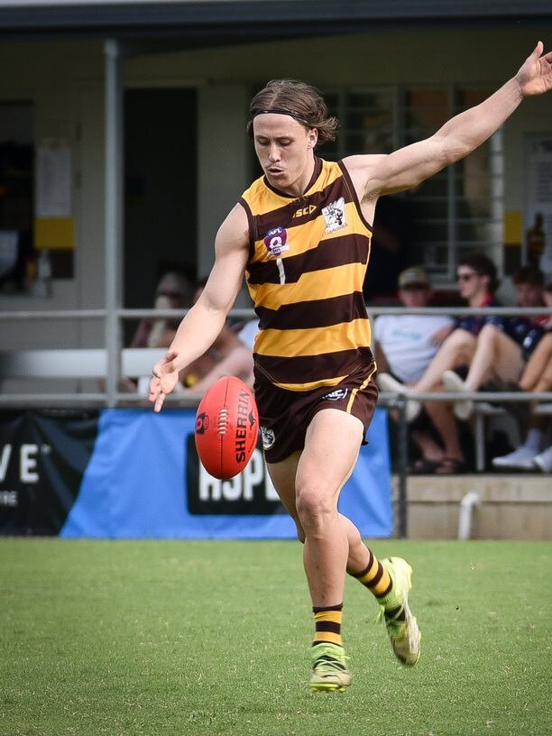 Hornets QAFL player Ryan Banks-Smith. Photo: Highflyer Images