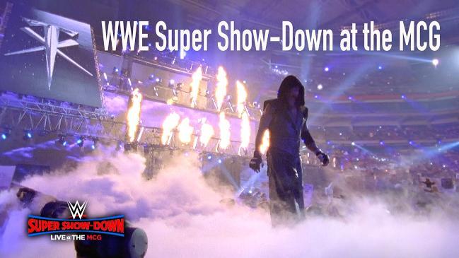 AJ Styles pumps up the WWE Super Show-Down 