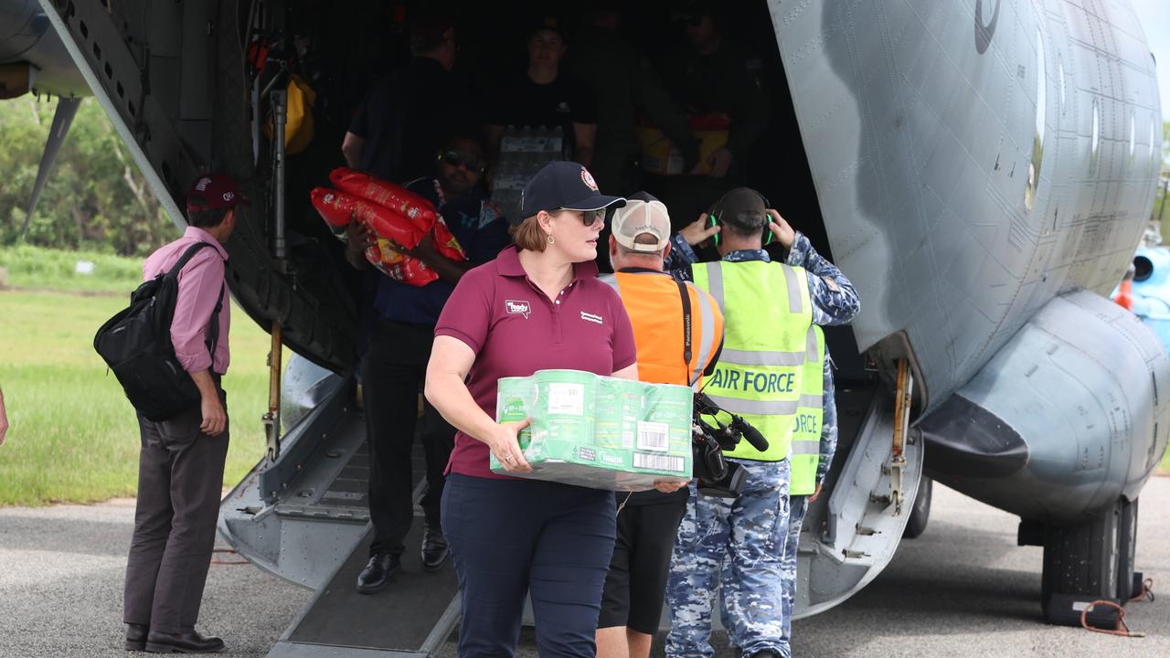 Disaster Recovery Minister Nikki Boyd, pictured in Cooktown last week, met with Cape Tribulation residents this week. (Annette Dew)