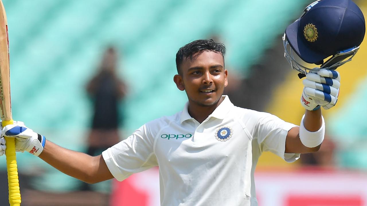 India v Cricket Australia XI, Prithvi Shaw, Sachin Tendulkar