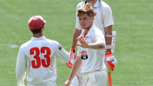 Adam Zampa, pictured in 2017, has struggled for opportunity in SA’s Shield side. Picture: AAP Image/David Mariuz