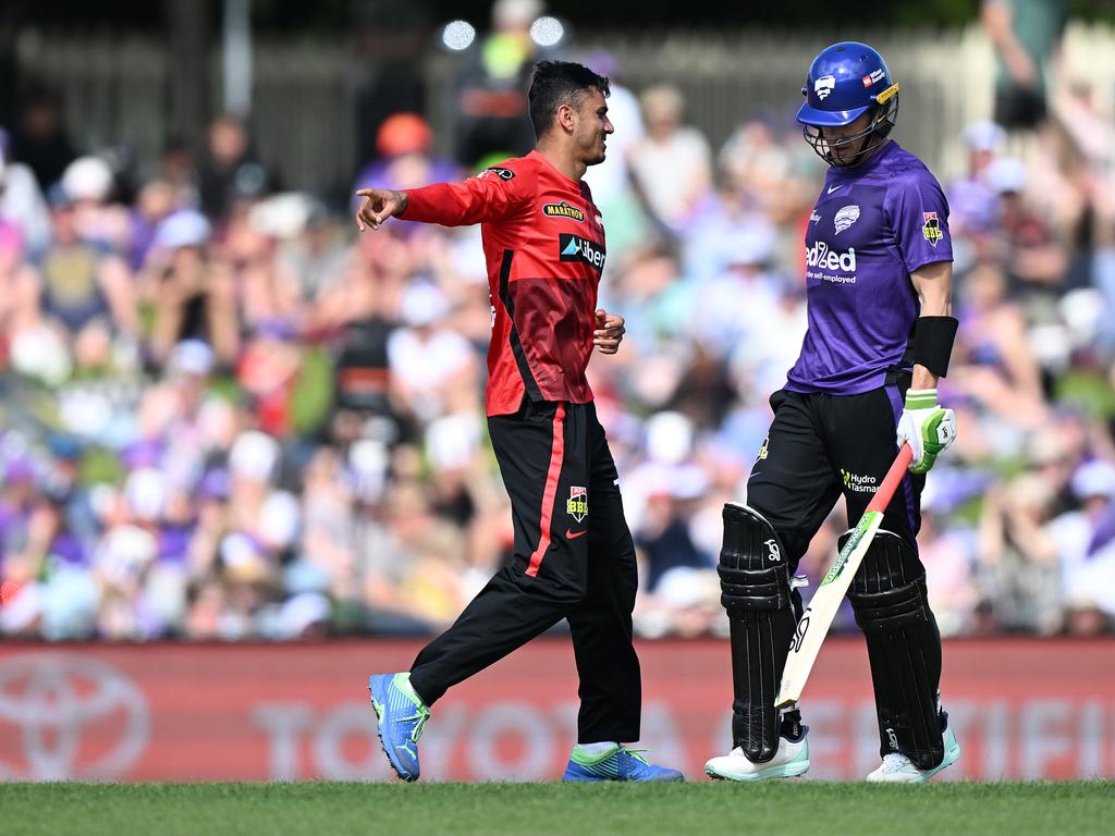 Mujeeb Ur Rahman, in action for the Renegades, might find a new home in Melbourne. Picture: Getty Images