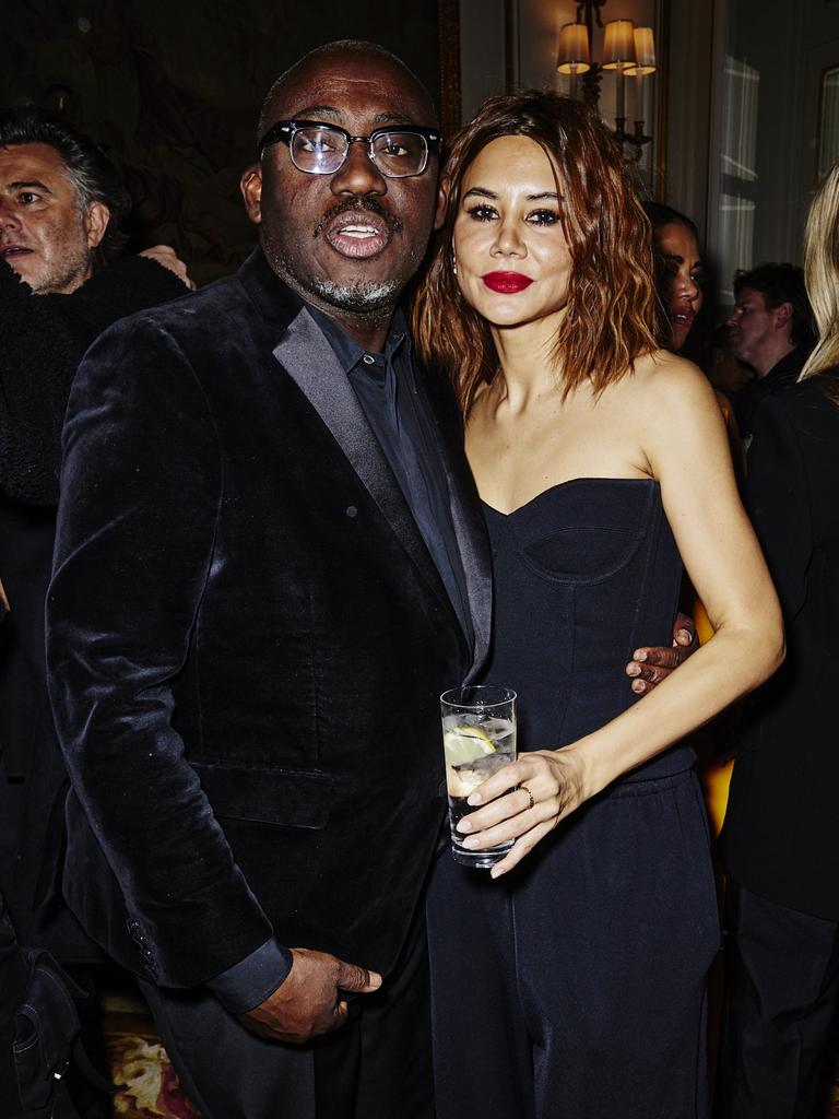 Enninful, pictured with Vogue Australia editor-in-chief Christine Centenera.