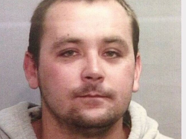 Police mugshot of Michael Kendall, 37, of Bateau Bay, who had served six years jail for the attempted rape of an elderly woman before breaking a neighbour's leg in a fight. Picture: supplied