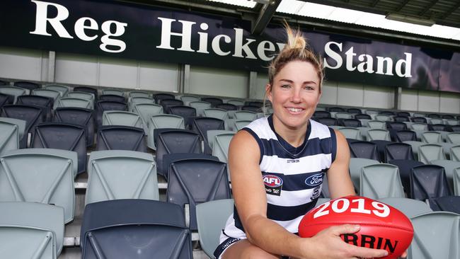 Geelong signed Mel Hickey from Melbourne. Picture: Alison Wynd