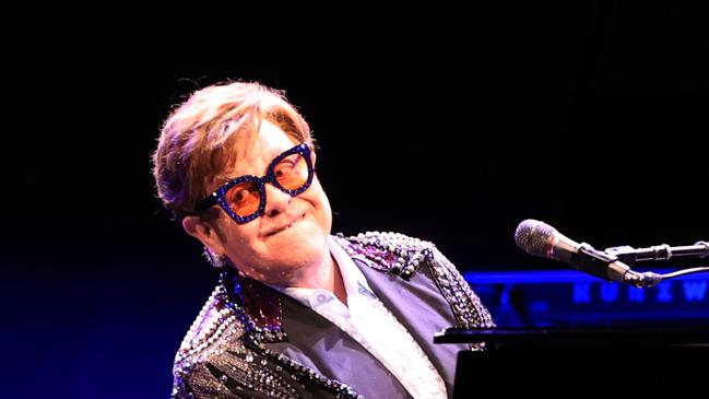 It has been revealed at Elton John jokingly threatened Lewis Capaldi to help him overcome impostor syndrome. Picture: Getty Images