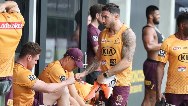 Broncos stars are facing a massive pay cut for the 2020 season. Picture: Annette Dew