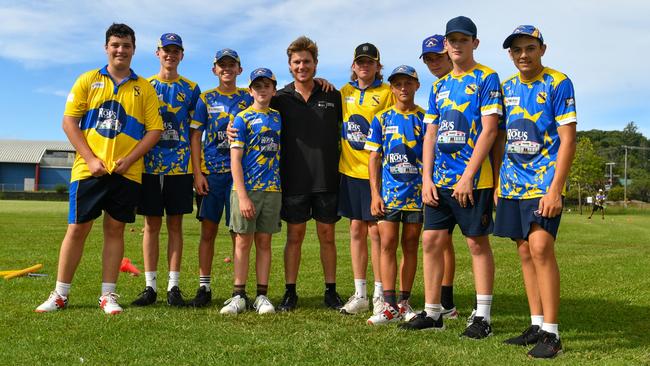 Adam Zampa made plenty of new mates at the Lismore Marist Brothers Cricket Club.