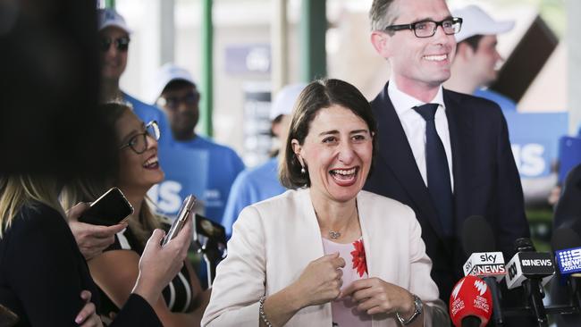 This morning Premier Gladys Berejiklian “absolutely” ruled out weakening gun laws if she remains in the top job. Picture: Dylan Robinson