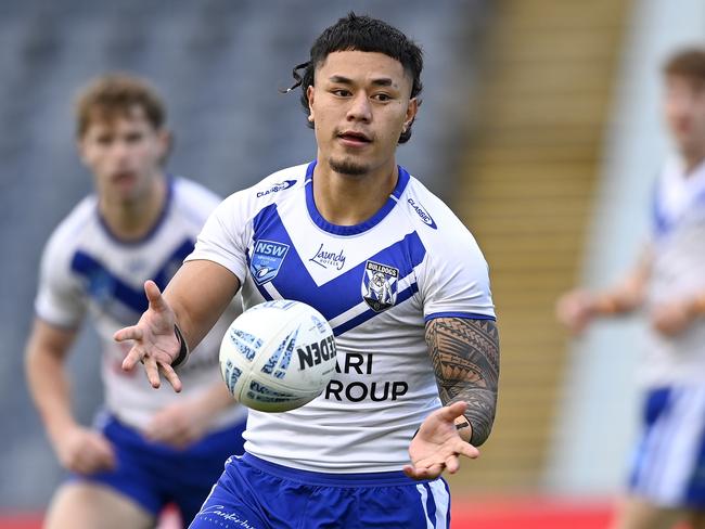 Cassius Tia of the Canterbury Bulldogs. Picture: NRL Photos/Gregg Porteous